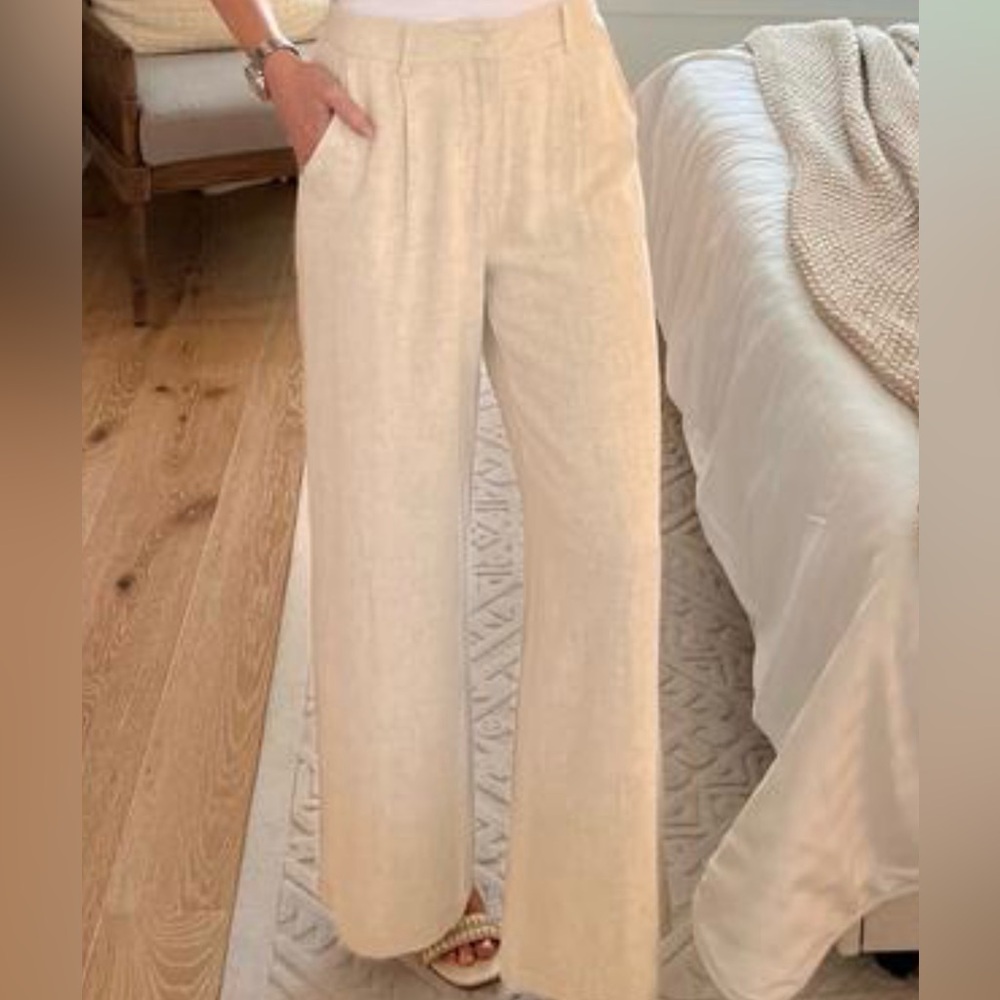 Altar'd State Linen Wide-Leg Pants